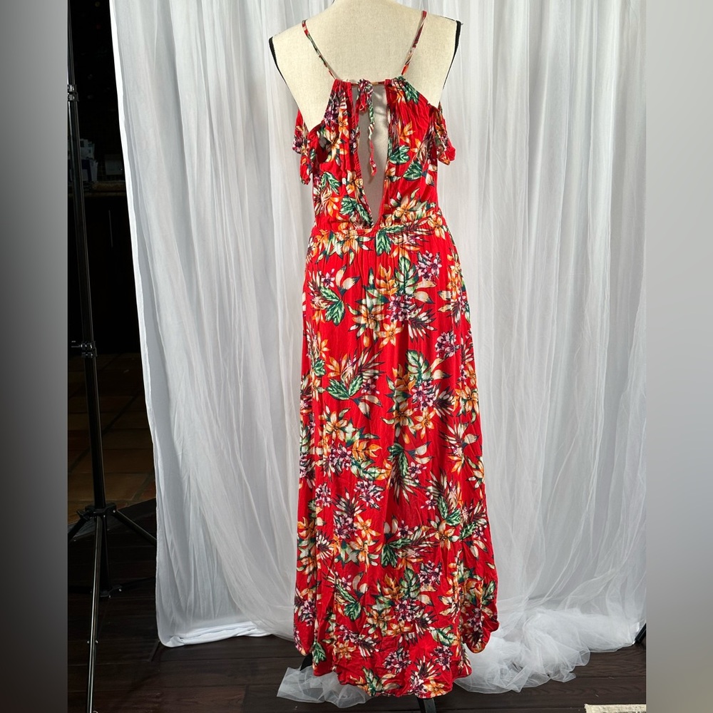 Floral High-Low Dress - Picture 2 of 4